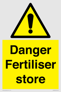Danger Fertiliser store